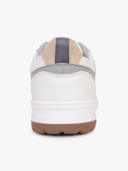 Casual Sneaker Shoes for Men | Lightweight & Comfortable with Cushioned Insole Polyurethane (PU) Upper TPR Sole Lace-Up Closure