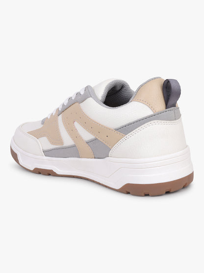 Casual Sneaker Shoes for Men | Lightweight & Comfortable with Cushioned Insole Polyurethane (PU) Upper TPR Sole Lace-Up Closure