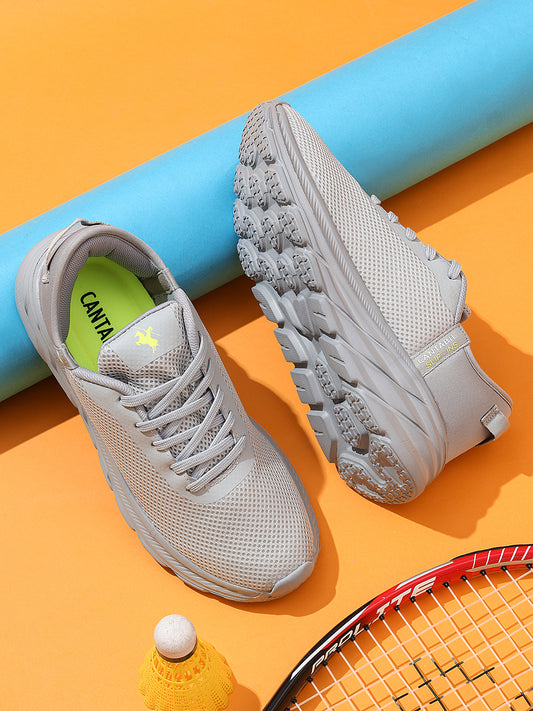 Casual Sports Shoes for Men | Lightweight & Comfortable with Cushioned Insole Mesh Upper EVA Sole Slip on Closure.