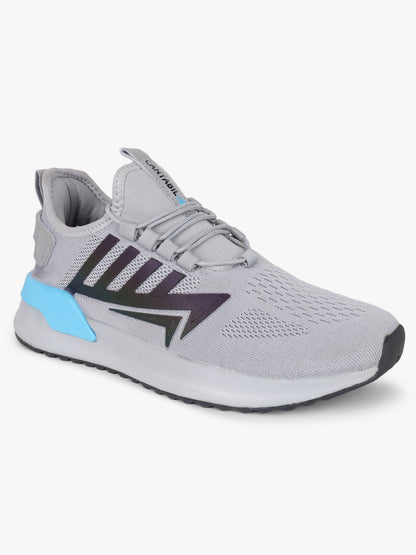 Casual Sports Shoes for Men | Lightweight & Comfortable with Cushioned Insole Knitted Upper Phylon Sole Slip on Closure.