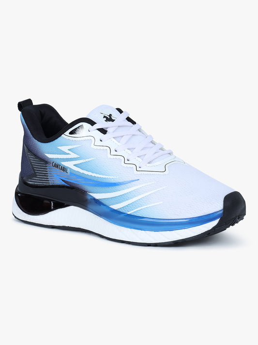 Casual Sports Shoes for Men | Lightweight & Comfortable with Cushioned Insole Mesh Upper Phylon Sole Slip on Closure.