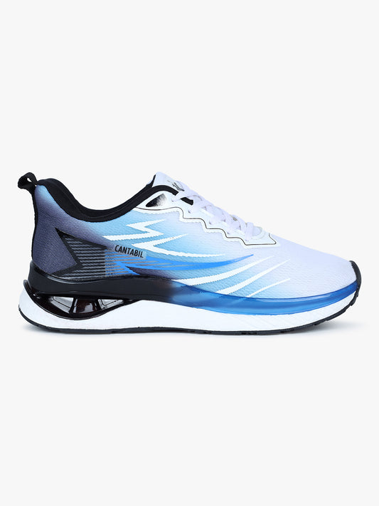 Casual Sports Shoes for Men | Lightweight & Comfortable with Cushioned Insole Mesh Upper Phylon Sole Slip on Closure.