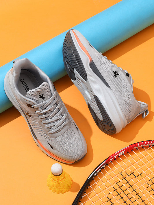 Casual Sports Shoes for Men | Lightweight & Comfortable with Cushioned Insole Knitted Upper Phylon Sole Slip on Closure.