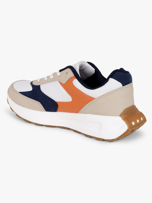 Casual Sneaker Shoes for Men | Lightweight & Comfortable with Cushioned Insole Polyurethane (PU) Upper Phylon Sole Lace-Up Closure