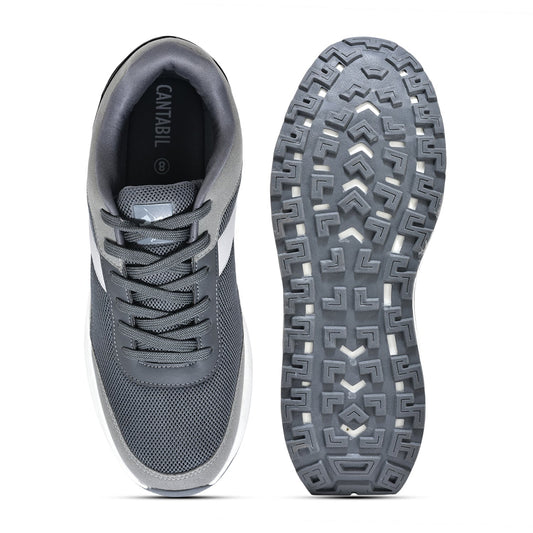 Casual Sports Shoes for Men | Lightweight & Comfortable with Cushioned Insole Mesh Upper Phylon Sole Slip on Closure.