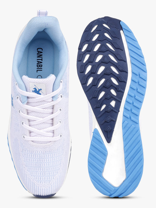 Casual Sports Shoes for Men | Lightweight & Comfortable with Cushioned Insole Synthetic Upper Phylon Sole Lace-Up Closure