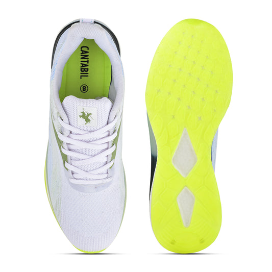 Casual Sports Shoes for Men | Lightweight & Comfortable with Cushioned Insole Flynet Upper Phylon Sole Slip on Closure.