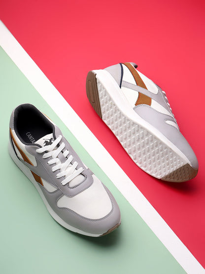 Casual Sneaker Shoes for Men | Lightweight & Comfortable with Cushioned Insole Polyurethane (PU) Upper Ethylene Vinyl Acetate Sole Lace-Up Closure