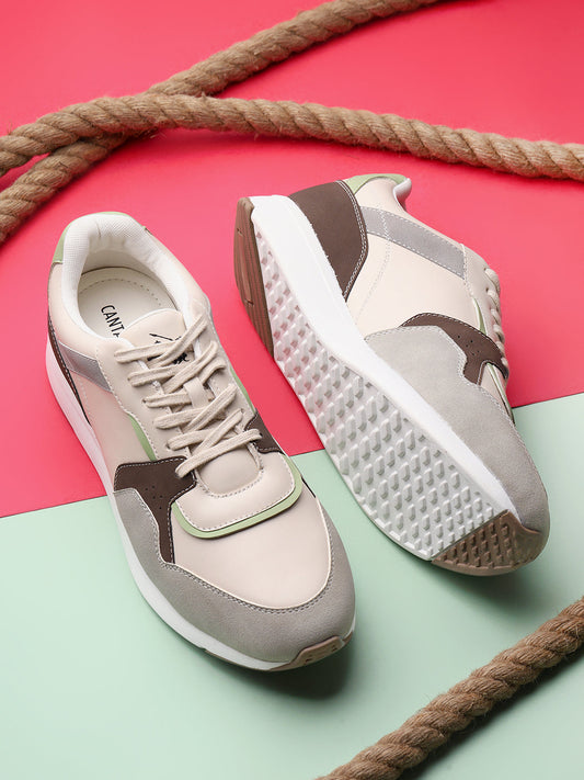 Men's Multicolor Colourblock Casual Sneaker Shoes