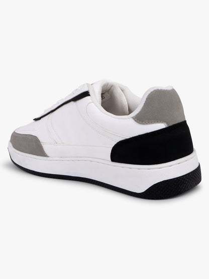 Casual Sneaker Shoes for Men | Lightweight & Comfortable with Cushioned Insole Polyurethane (PU) Upper TPR Sole Lace-Up Closure