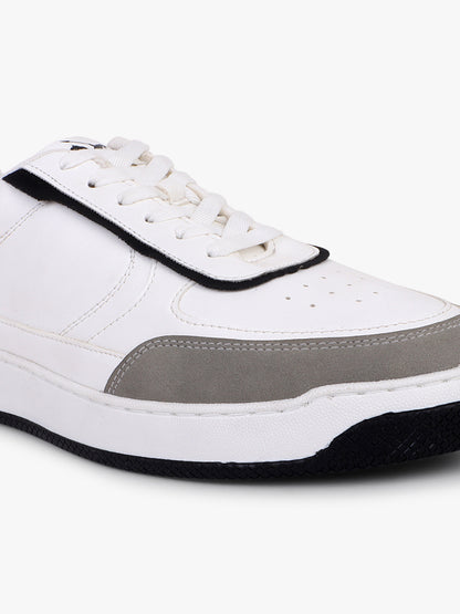 Casual Sneaker Shoes for Men | Lightweight & Comfortable with Cushioned Insole Polyurethane (PU) Upper TPR Sole Lace-Up Closure