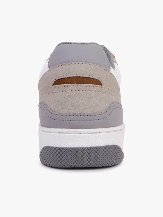 Casual Sneaker Shoes for Men | Lightweight & Comfortable with Cushioned Insole Polyurethane (PU) Upper TPR Sole Lace-Up Closure