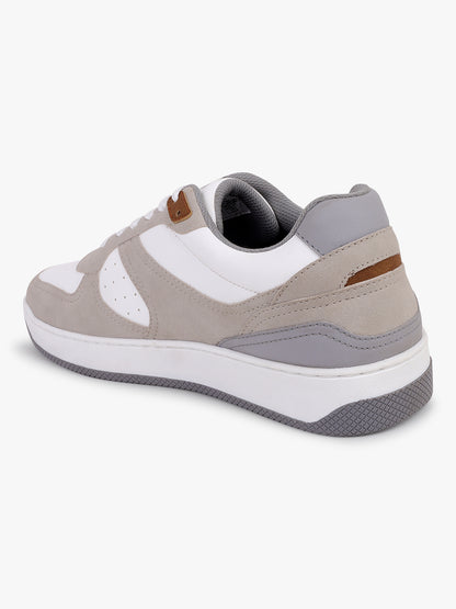 Casual Sneaker Shoes for Men | Lightweight & Comfortable with Cushioned Insole Polyurethane (PU) Upper TPR Sole Lace-Up Closure