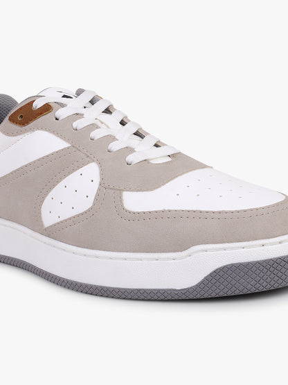 Casual Sneaker Shoes for Men | Lightweight & Comfortable with Cushioned Insole Polyurethane (PU) Upper TPR Sole Lace-Up Closure