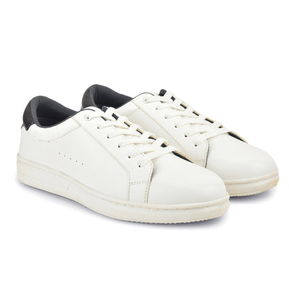 Casual Sneaker Shoes for Men | Lightweight & Comfortable with Cushioned Insole Polyurethane (PU) Upper Thermoplastic Polyurethane Sole Lace-Up Closure