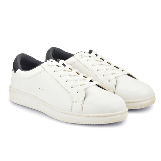 Casual Sneaker Shoes for Men | Lightweight & Comfortable with Cushioned Insole Polyurethane (PU) Upper Thermoplastic Polyurethane Sole Lace-Up Closure