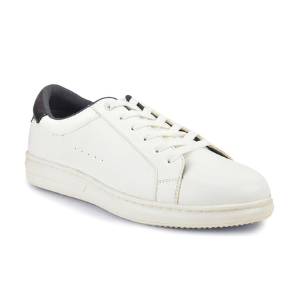 Casual Sneaker Shoes for Men | Lightweight & Comfortable with Cushioned Insole Polyurethane (PU) Upper Thermoplastic Polyurethane Sole Lace-Up Closure