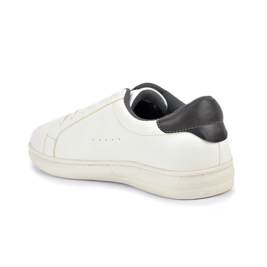 Casual Sneaker Shoes for Men | Lightweight & Comfortable with Cushioned Insole Polyurethane (PU) Upper Thermoplastic Polyurethane Sole Lace-Up Closure