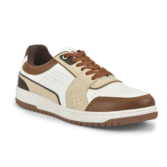 Casual Sneaker Shoes for Men | Lightweight & Comfortable with Cushioned Insole Polyurethane (PU) Upper Thermoplastic Polyurethane Sole Lace-Up Closure