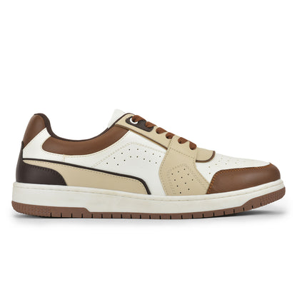 Casual Sneaker Shoes for Men | Lightweight & Comfortable with Cushioned Insole Polyurethane (PU) Upper Thermoplastic Polyurethane Sole Lace-Up Closure