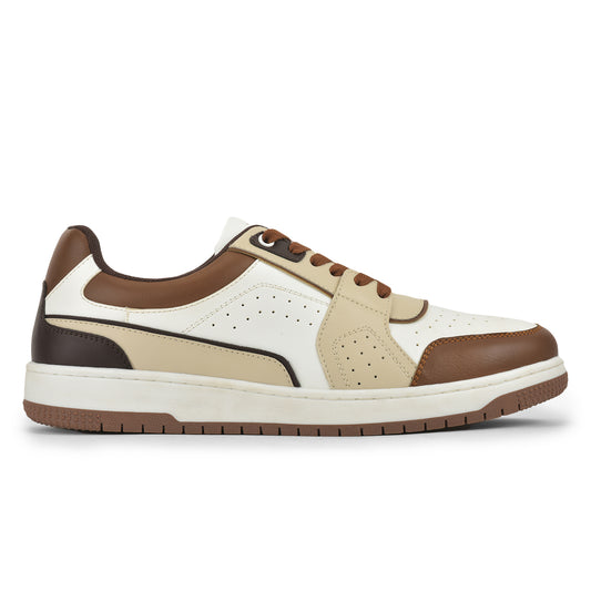 Casual Sneaker Shoes for Men | Lightweight & Comfortable with Cushioned Insole Polyurethane (PU) Upper Thermoplastic Polyurethane Sole Lace-Up Closure