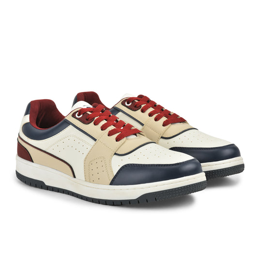 Casual Sneaker Shoes for Men | Lightweight & Comfortable with Cushioned Insole Polyurethane (PU) Upper Thermoplastic Polyurethane Sole Lace-Up Closure