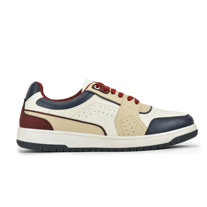 Casual Sneaker Shoes for Men | Lightweight & Comfortable with Cushioned Insole Polyurethane (PU) Upper Thermoplastic Polyurethane Sole Lace-Up Closure