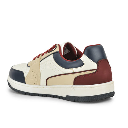 Casual Sneaker Shoes for Men | Lightweight & Comfortable with Cushioned Insole Polyurethane (PU) Upper Thermoplastic Polyurethane Sole Lace-Up Closure