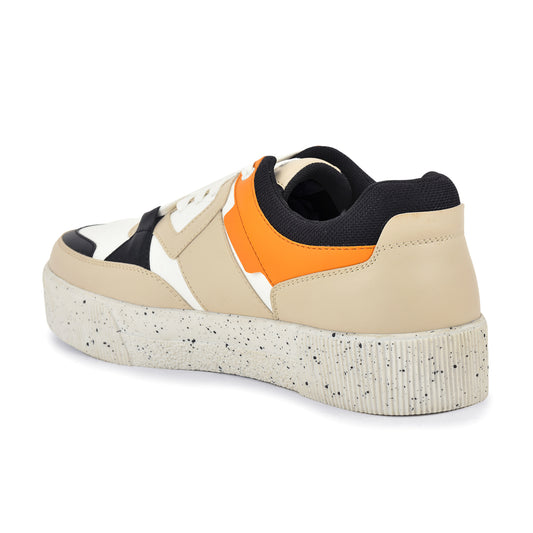 Casual Sneaker Shoes for Men | Lightweight & Comfortable with Cushioned Insole Polyurethane (PU) Upper Thermoplastic Polyurethane Sole Lace-Up Closure