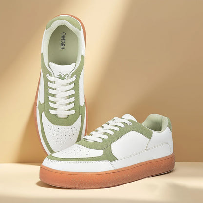 Casual Sneaker Shoes for Men | Lightweight & Comfortable with Cushioned Insole Polyurethane (PU) Upper Thermoplastic Polyurethane Sole Lace-Up Closure