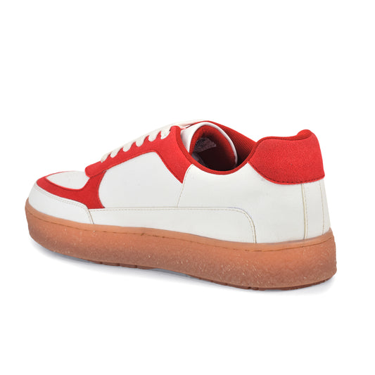 Casual Sneaker Shoes for Men | Lightweight & Comfortable with Cushioned Insole Polyurethane (PU) Upper Thermoplastic Polyurethane Sole Lace-Up Closure