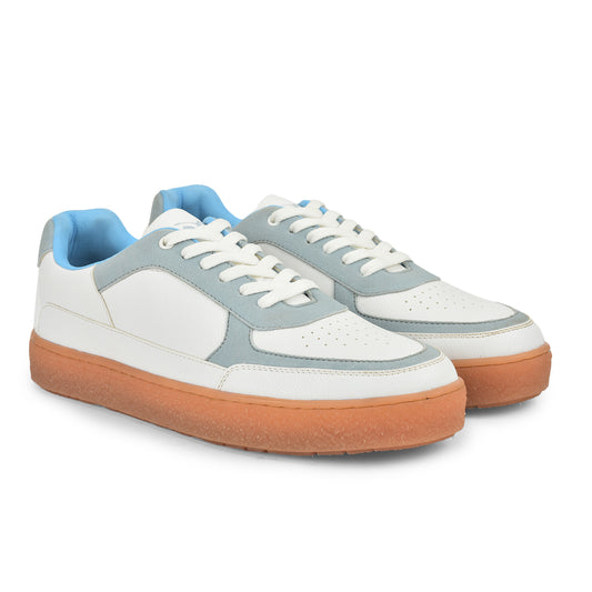 Casual Sneaker Shoes for Men | Lightweight & Comfortable with Cushioned Insole Polyurethane (PU) Upper Thermoplastic Polyurethane Sole Lace-Up Closure