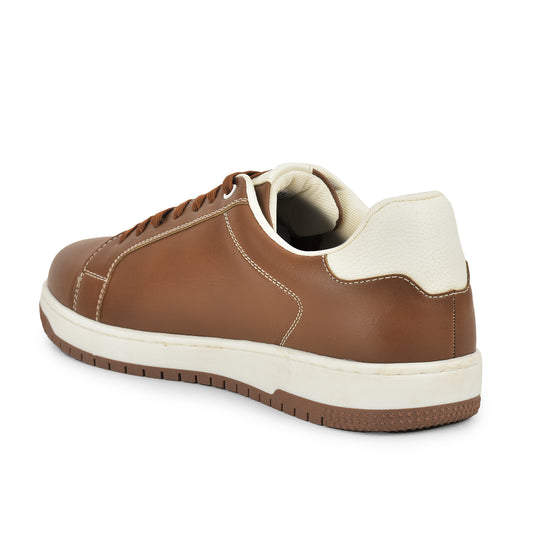 Casual Sneaker Shoes for Men | Lightweight & Comfortable with Cushioned Insole Polyurethane (PU) Upper Thermoplastic Polyurethane Sole Lace-Up Closure