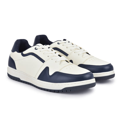 Casual Sneaker Shoes for Men | Lightweight & Comfortable with Cushioned Insole Polyurethane (PU) Upper Thermoplastic Polyurethane Sole Lace-Up Closure