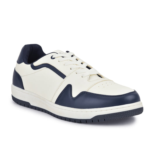 Casual Sneaker Shoes for Men | Lightweight & Comfortable with Cushioned Insole Polyurethane (PU) Upper Thermoplastic Polyurethane Sole Lace-Up Closure