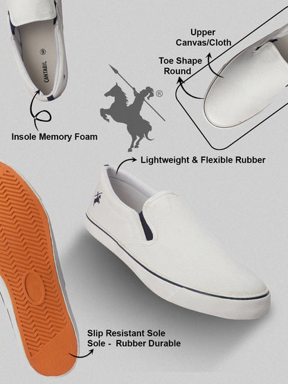 Casual Shoes for Men | Lightweight & Comfortable with Memory Form Insole Slip on Closure