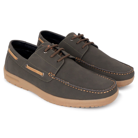Casual Shoes for Men | Lightweight & Comfortable with Cushioned Insole PU (Polyurethane) Upper TPR Sole Lace-Up Closure