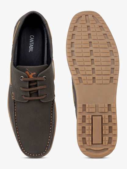 Casual Shoes for Men | Lightweight & Comfortable with Cushioned Insole PU (Polyurethane) Upper TPR Sole Lace-Up Closure