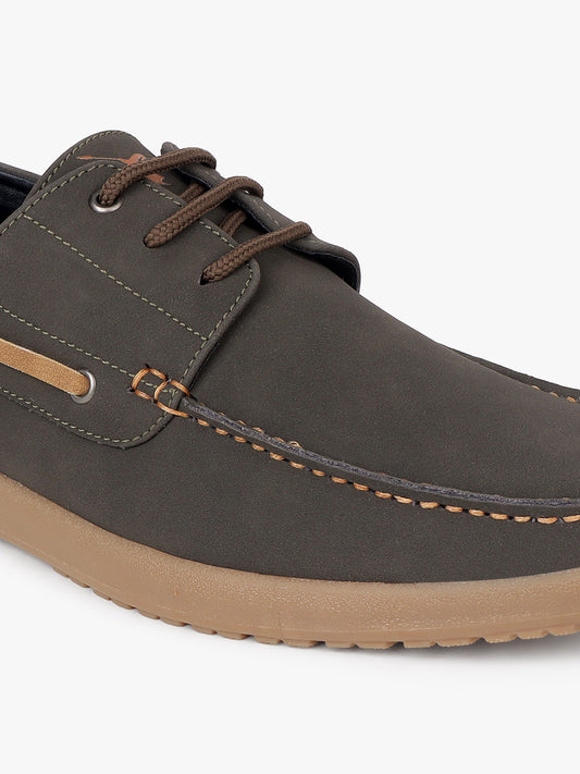 Casual Shoes for Men | Lightweight & Comfortable with Cushioned Insole PU (Polyurethane) Upper TPR Sole Lace-Up Closure