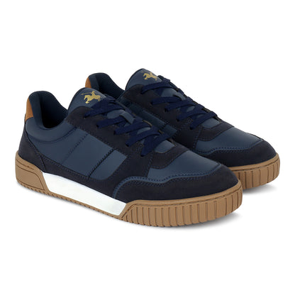 Casual Sneaker Shoes for Men | Lightweight & Comfortable with Cushioned Insole PU (Polyurethane) Upper TPR Sole Lace-Up Closure