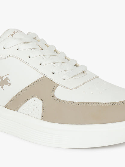 Casual Sneaker Shoes for Men | Lightweight & Comfortable with Cushioned Insole PU (Polyurethane) Upper EVA Sole Lace-Up Closure