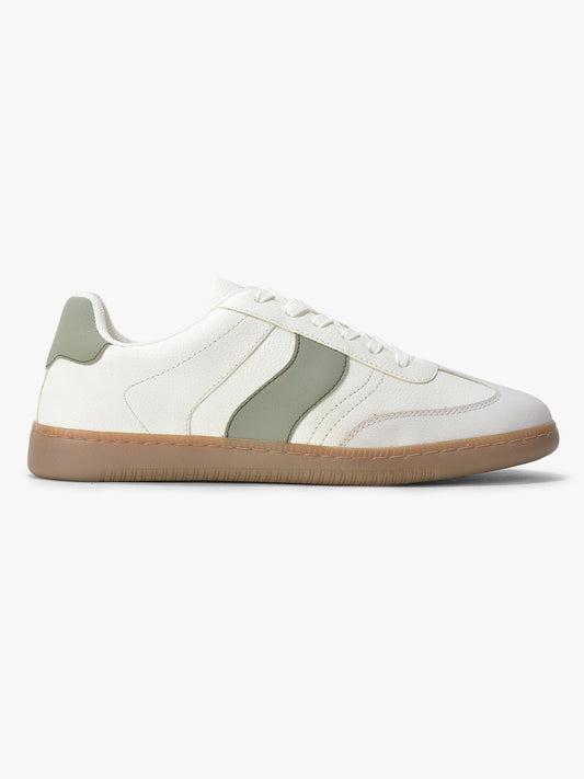 Casual Sneaker Shoes for Men | Lightweight & Comfortable with Cushioned Insole PU (Polyurethane) Upper TPR Sole Lace-Up Closure