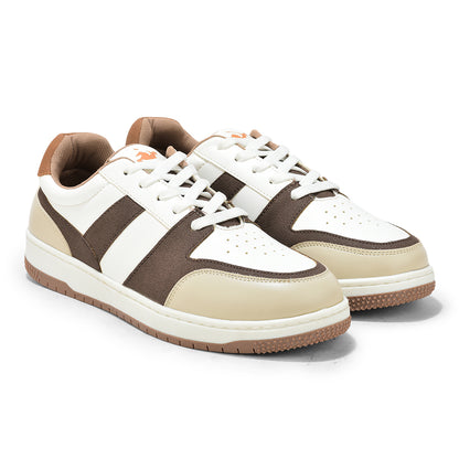 Casual Sneaker Shoes for Men | Lightweight & Comfortable with Cushioned Insole PU (Polyurethane) Upper TPR Sole Lace-Up Closure