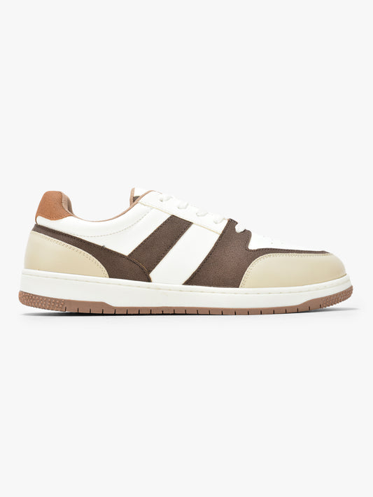 Casual Sneaker Shoes for Men | Lightweight & Comfortable with Cushioned Insole PU (Polyurethane) Upper TPR Sole Lace-Up Closure