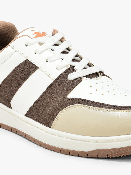 Casual Sneaker Shoes for Men | Lightweight & Comfortable with Cushioned Insole PU (Polyurethane) Upper TPR Sole Lace-Up Closure