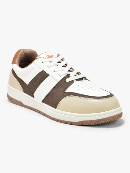 Casual Sneaker Shoes for Men | Lightweight & Comfortable with Cushioned Insole PU (Polyurethane) Upper TPR Sole Lace-Up Closure