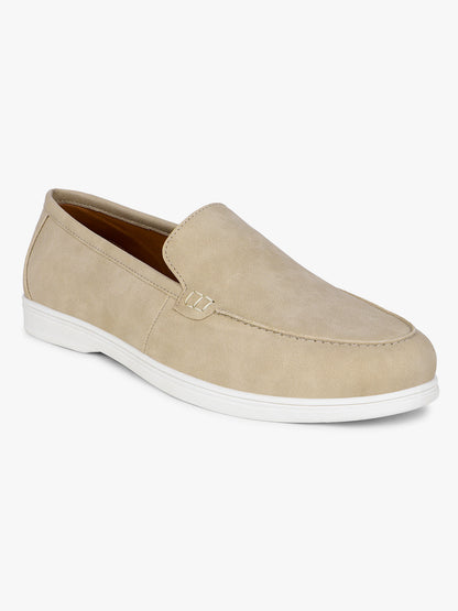 Casual Loafers Shoes for Men | Lightweight & Comfortable with Cushioned Insole PU Upper TPR Sole Lace-Up on Closure