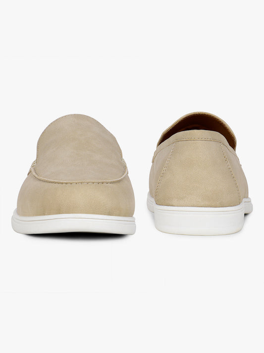 Casual Loafers Shoes for Men | Lightweight & Comfortable with Cushioned Insole PU Upper TPR Sole Lace-Up on Closure