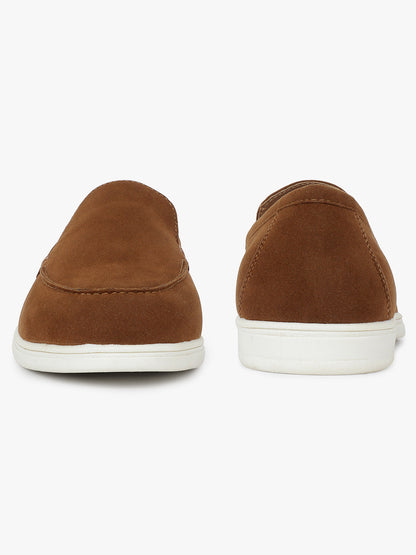 Casual Loafers Shoes for Men | Lightweight & Comfortable with Cushioned Insole PU Upper TPR Sole Lace-Up on Closure