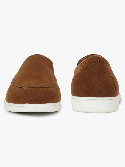 Casual Loafers Shoes for Men | Lightweight & Comfortable with Cushioned Insole PU Upper TPR Sole Lace-Up on Closure